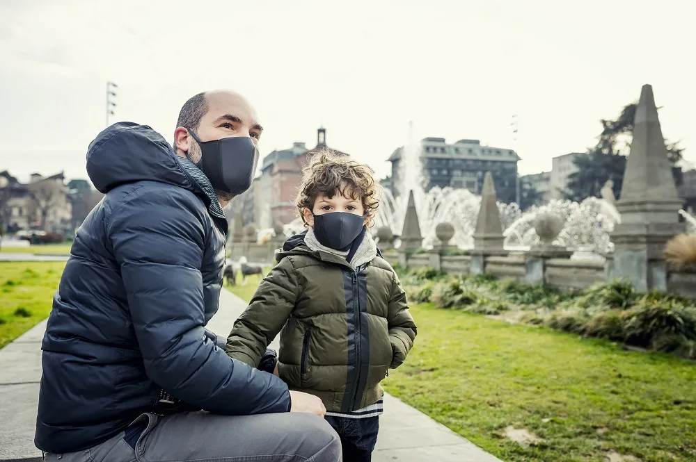 Active Mask Kids Dark Grey 4 Active Mask Kids Dark Grey – Bild 2