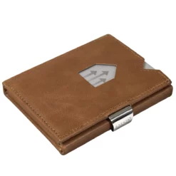 Exentri Wallet Leder Sand Für 10 Karten -Koffer Verkaufs-Shop compressed EX007 front pocket sideMR