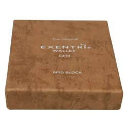 Exentri Wallet Leder Sand Für 10 Karten -Koffer Verkaufs-Shop compressed EX007 giftboxMR