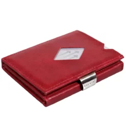Exentri Wallet Leder Rich Red Für 20 Karten 8 Exentri Wallet Leder Rich Red Für 20 Karten -Koffer Verkaufs-Shop compressed EXD324 front pocket sideMR 2000x