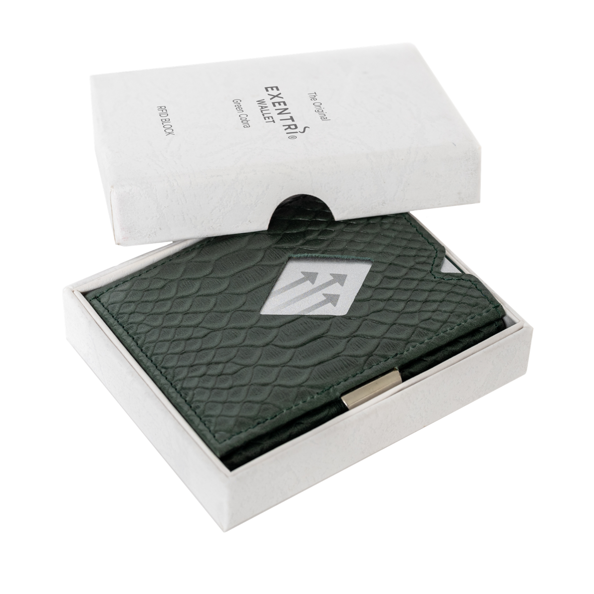 Exentri Wallet Leder Kobragrün Für 10 Karten 8 Exentri Wallet Leder Kobragrün Für 10 Karten – Bild 6