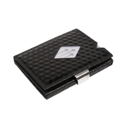 Exentri Wallet Leder Black Cube Für 10 Karten -Koffer Verkaufs-Shop compressed EXD341 front pocket sideMR