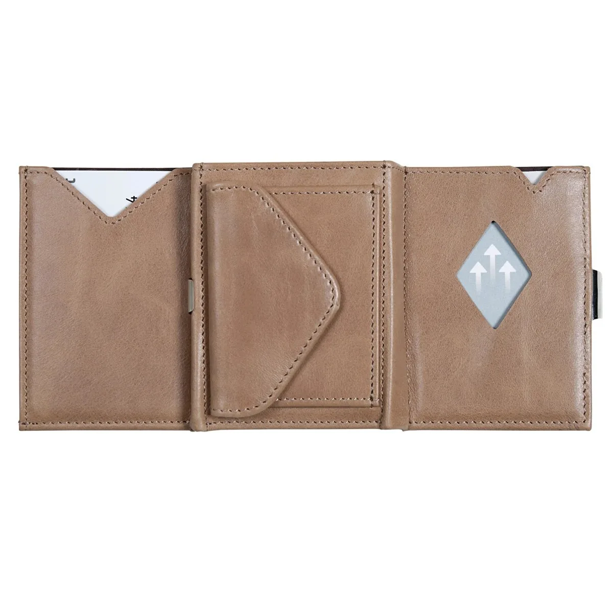 Exentri Multiwallet Leder Camel Für 5-10 Karten 4 Exentri Multiwallet Leder Camel Für 5-10 Karten – Bild 2