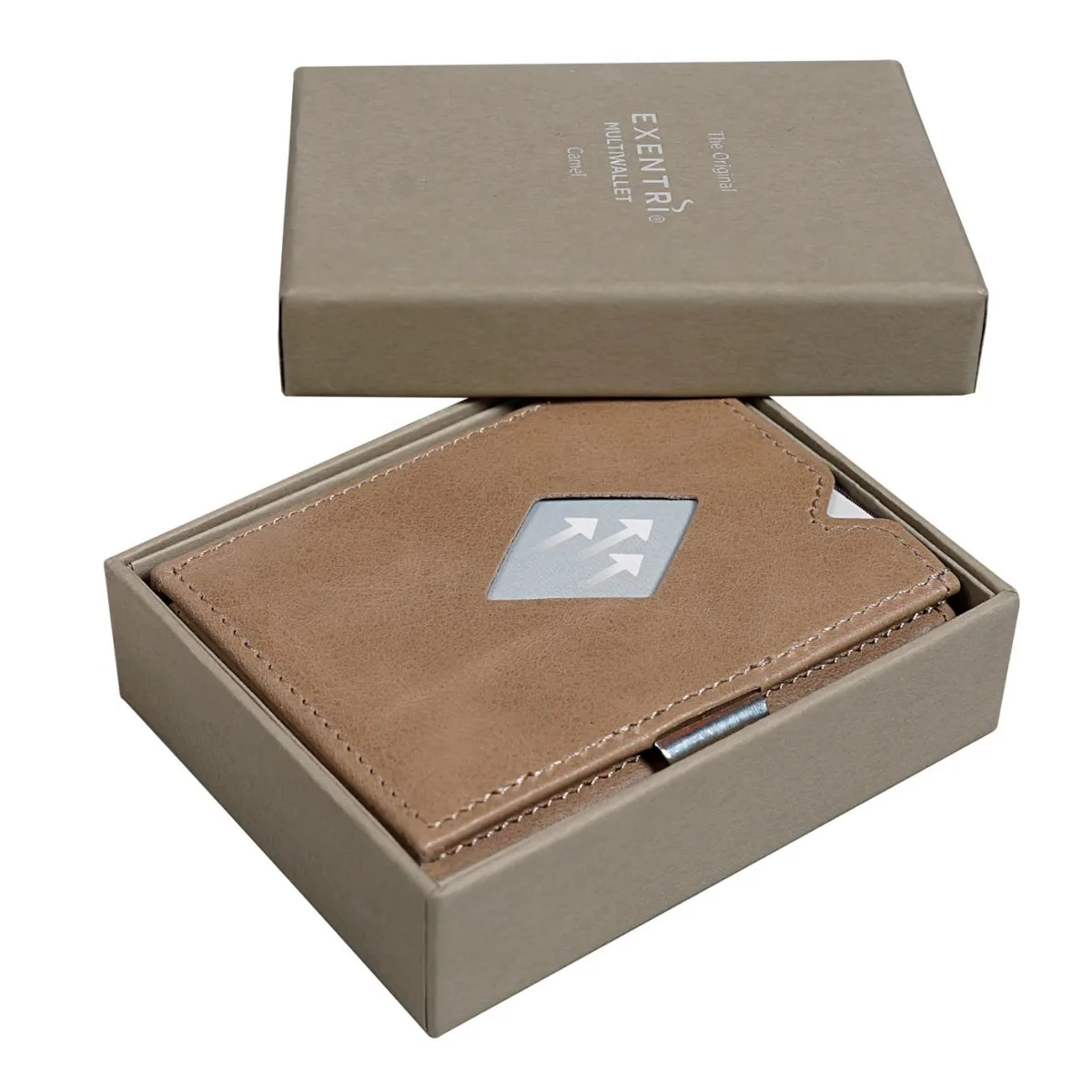 Exentri Multiwallet Leder Camel Für 5-10 Karten 8 Exentri Multiwallet Leder Camel Für 5-10 Karten – Bild 6