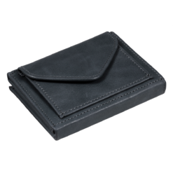Exentri Multiwallet Leder Blau Für 5-10 Karten -Koffer Verkaufs-Shop compressed EXM515 back coinpocketMR