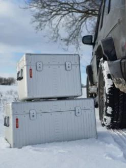 Trunk Case Kofferraumbox Aluminium Klein -Koffer Verkaufs-Shop compressed G Modell 1 1 1