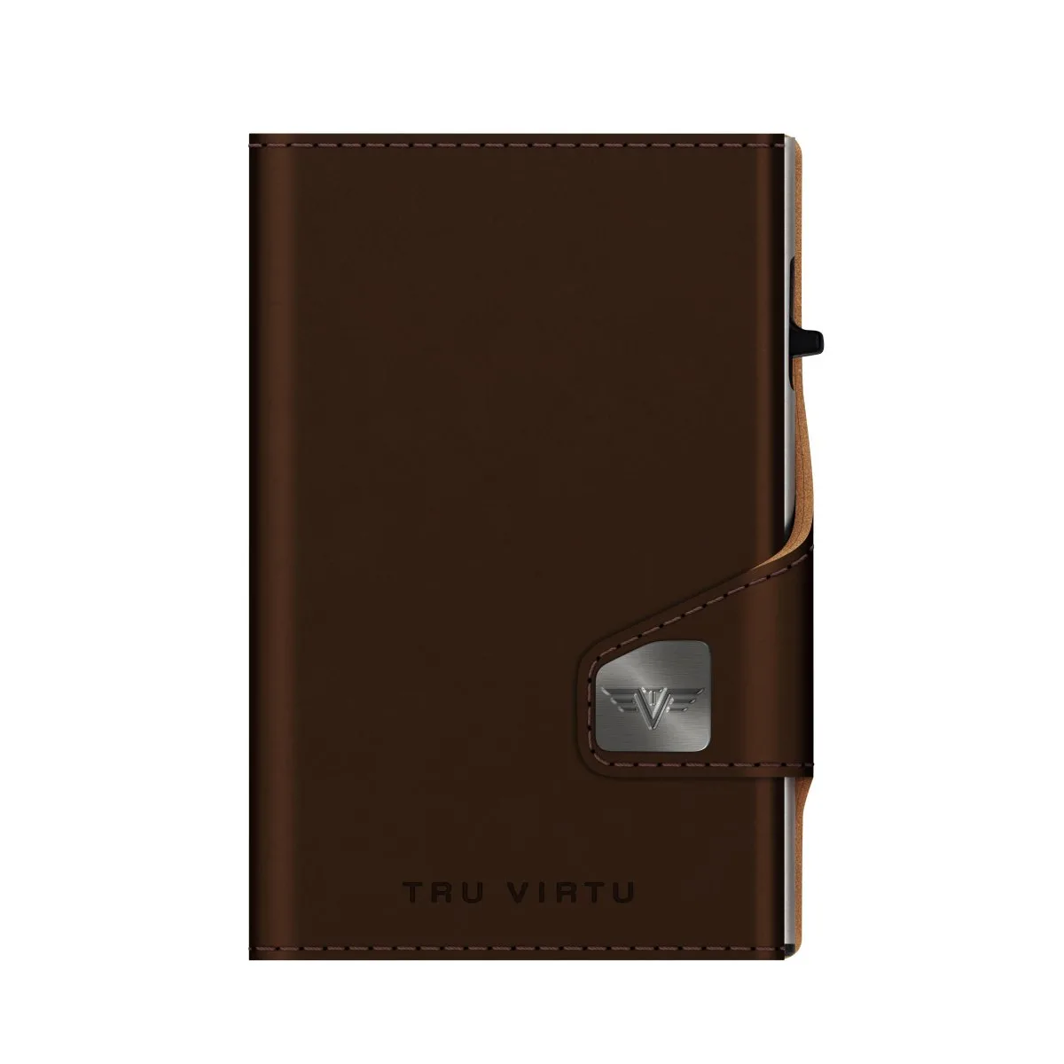 Wallet Click & Slide Vegan Bio Apple Brown/Silver 6 Wallet Click & Slide Vegan Bio Apple Brown/Silver – Bild 4