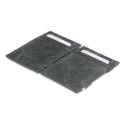 Essenziale - Magic Portemonnaie In Schwarz Aus Gebürstetem Leder -Koffer Verkaufs-Shop compressed MW CS1 BRBL 4