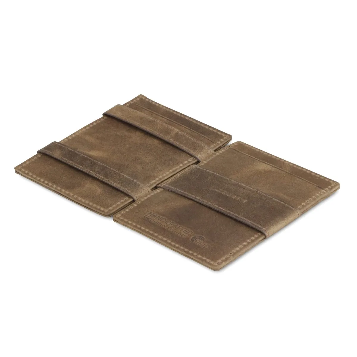 Essenziale - Magic Portemonnaie In Braun Aus Gebürstetem Leder 4 Essenziale - Magic Portemonnaie In Braun Aus Gebürstetem Leder – Bild 2