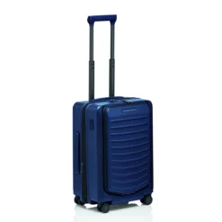 Porsche Design Roadster 4W Business Trolley S In Dunkelblau -Koffer Verkaufs-Shop compressed ORI0550100602
