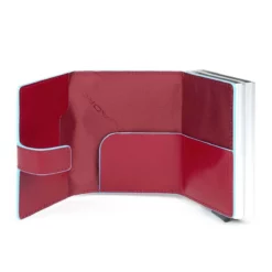 Piquadro Blue Square - Doppeltes Kreditkartenetui Mit Schiebesystem In Rot 7 Piquadro Blue Square - Doppeltes Kreditkartenetui Mit Schiebesystem In Rot -Koffer Verkaufs-Shop compressed PP5472B2R R DETT1