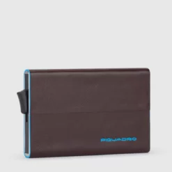 Piquadro Blue Square - Kreditkartenhalter Mit Aussenfach In Mahagoni -Koffer Verkaufs-Shop compressed PP5959B2R MO 4