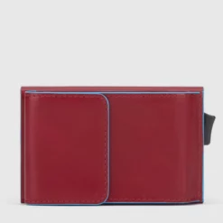 Piquadro Blue Square - Kreditkartenhalter Mit Aussenfach In Rot -Koffer Verkaufs-Shop compressed PP5959B2R R 2