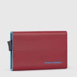 Piquadro Blue Square - Kreditkartenhalter Mit Aussenfach In Rot -Koffer Verkaufs-Shop compressed PP5959B2R R 4