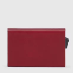 Piquadro Blue Square - Doppelter Kreditkartenhalter In Rot -Koffer Verkaufs-Shop compressed PP5961B2R R 2