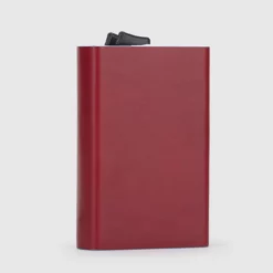 Piquadro Blue Square - Doppelter Kreditkartenhalter In Rot -Koffer Verkaufs-Shop compressed PP5961B2R R 4