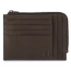 Piquadro Black Square - Reissverschluss Münzbeutel Mit Kartenfächern In Dunkelbraun 1 Piquadro Black Square - Reissverschluss Münzbeutel Mit Kartenfächern In Dunkelbraun -Koffer Verkaufs-Shop compressed PU1243B3 TM