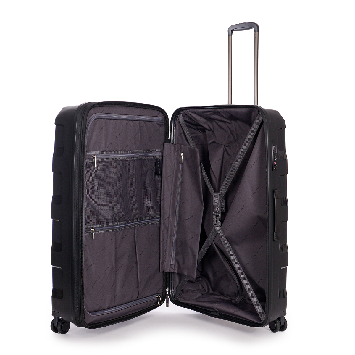 Straw+ - Hartschalenkoffer L Schwarz 4 Straw+ - Hartschalenkoffer L Schwarz – Bild 2