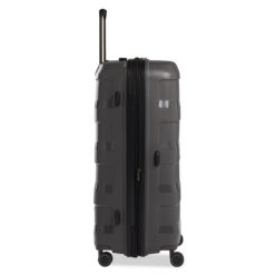 Straw+ - Hartschalenkoffer L Dunkelgrau 14 Straw+ - Hartschalenkoffer L Dunkelgrau -Koffer Verkaufs-Shop compressed STRAW plus grey L right