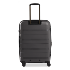 Straw+ - Hartschalenkoffer M Dunkelgrau -Koffer Verkaufs-Shop compressed STRAW plus grey M back