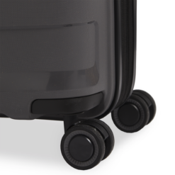 Straw+ - Hartschalenkoffer S Dunkelgrau -Koffer Verkaufs-Shop compressed STRAW plus grey S wheels