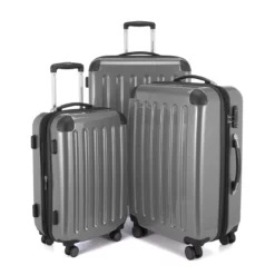 Alex - Kofferset TSA Silber, S/M/L