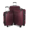 Alex - Kofferset TSA Burgund, S/M/L