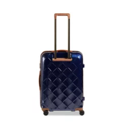 Leather & More - Hartschalen-Koffer M Blau -Koffer Verkaufs-Shop compressed Stratic Leatherandmore Hartschalenkoffer Blue M Back