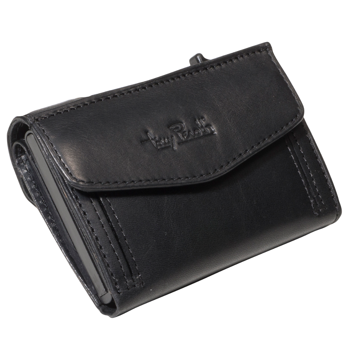 Furbo Kreditkartenetui Schwarz Mit Papier Und Münzgeldfach 9 Furbo Kreditkartenetui Schwarz Mit Papier Und Münzgeldfach – Bild 7