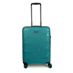 Ted Luggage - 3er Kofferset Grün -Koffer Verkaufs-Shop compressed TED AEGEAN BLUE 1080px S Front