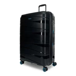 Ted Luggage - 3er Kofferset Schwarz -Koffer Verkaufs-Shop compressed TED BLACK L 3D