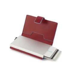 Piquadro Blue Square - Kreditkartenhalter In Rot -Koffer Verkaufs-Shop compressed Unbenannt 31