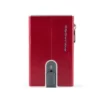 Piquadro Blue Square - Compact Wallet Für Scheine Und Kreditkarten In Rot -Koffer Verkaufs-Shop compressed Unbenannt15