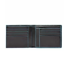 Piquadro Blue Square - Herrengeldbörse Mit Münzfach Schwarz
