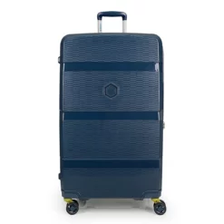 Zip2 Luggage - 3er Kofferset Dunkelblau -Koffer Verkaufs-Shop compressed ZIP NEW DarkBlue L Front