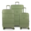 Zip2 Luggage - 3er Kofferset Khaki -Koffer Verkaufs-Shop compressed ZIP All SetsSizes 01