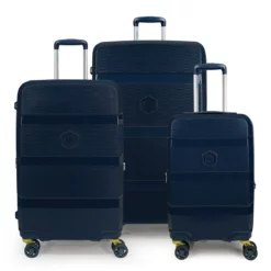 Zip2 Luggage - 3er Kofferset Dunkelblau