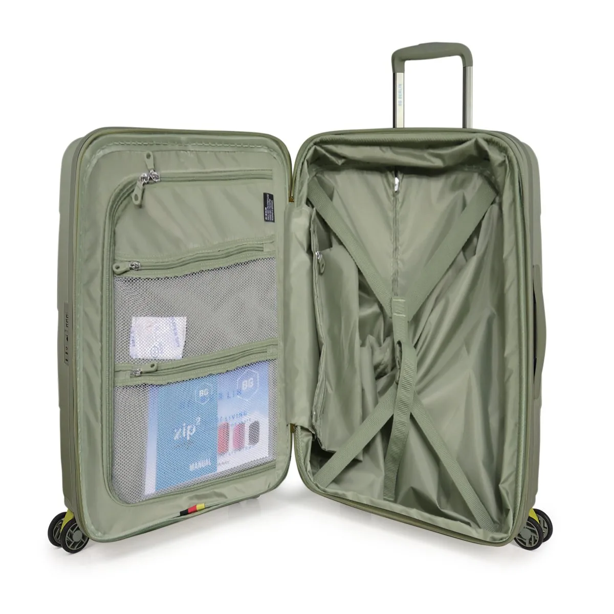 Zip2 Luggage - 3er Kofferset Khaki 4 Zip2 Luggage - 3er Kofferset Khaki – Bild 2