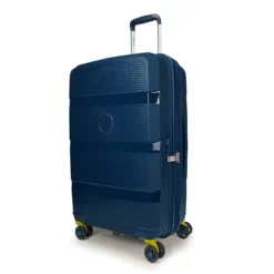 Zip2 Luggage - 3er Kofferset Dunkelblau -Koffer Verkaufs-Shop compressed Zip Dark Blue Medium 3D copy 1