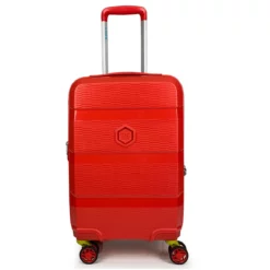 Zip2 Luggage - 3er Kofferset Rot 14 Zip2 Luggage - 3er Kofferset Rot -Koffer Verkaufs-Shop compressed Zip Red Cabin Front