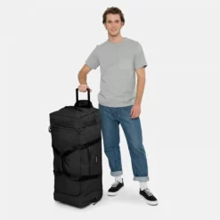 Eastpak Leatherface L+ Trolley Reisetasche In Black -Koffer Verkaufs-Shop compressed articleImages2 E K ek33e 008 alt004 uc119878 mlow