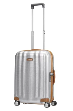 Samsonite Lite-Cube-DLX - Spinner 55cm In Aluminium -Koffer Verkaufs-Shop compressed articleImages2 G r griff lite cube dlx spinner 55cm in aluminium