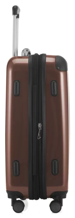 Alex - Handgepäck Hartschale Glänzend Mit TSA In Braun -Koffer Verkaufs-Shop compressed articleImages2 H K hk20 8278 br.pt02