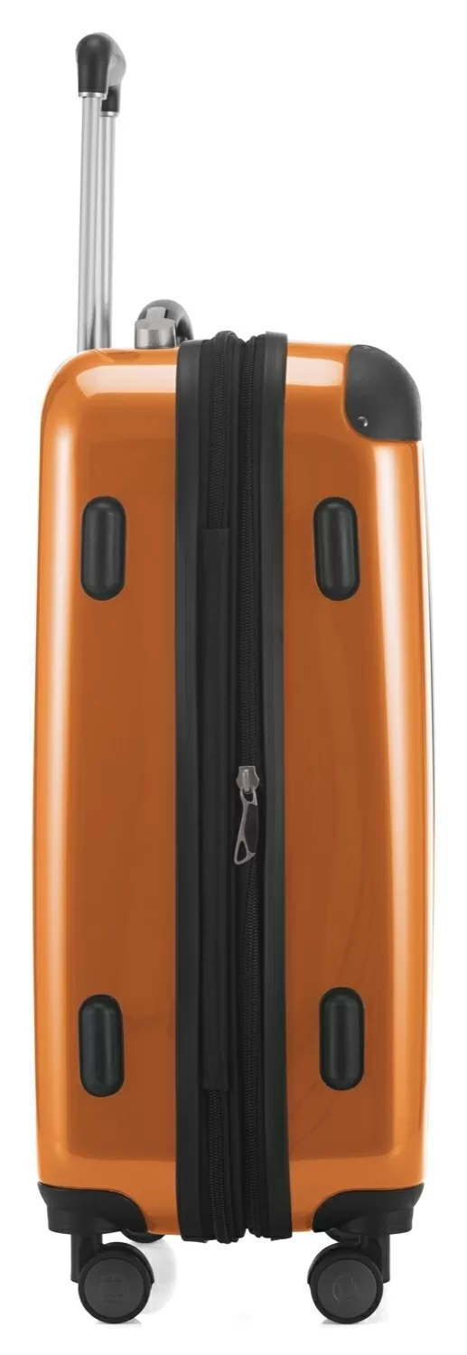 Alex - Handgepäck Hartschale Glänzend Mit TSA In Orange 5 Alex - Handgepäck Hartschale Glänzend Mit TSA In Orange – Bild 3
