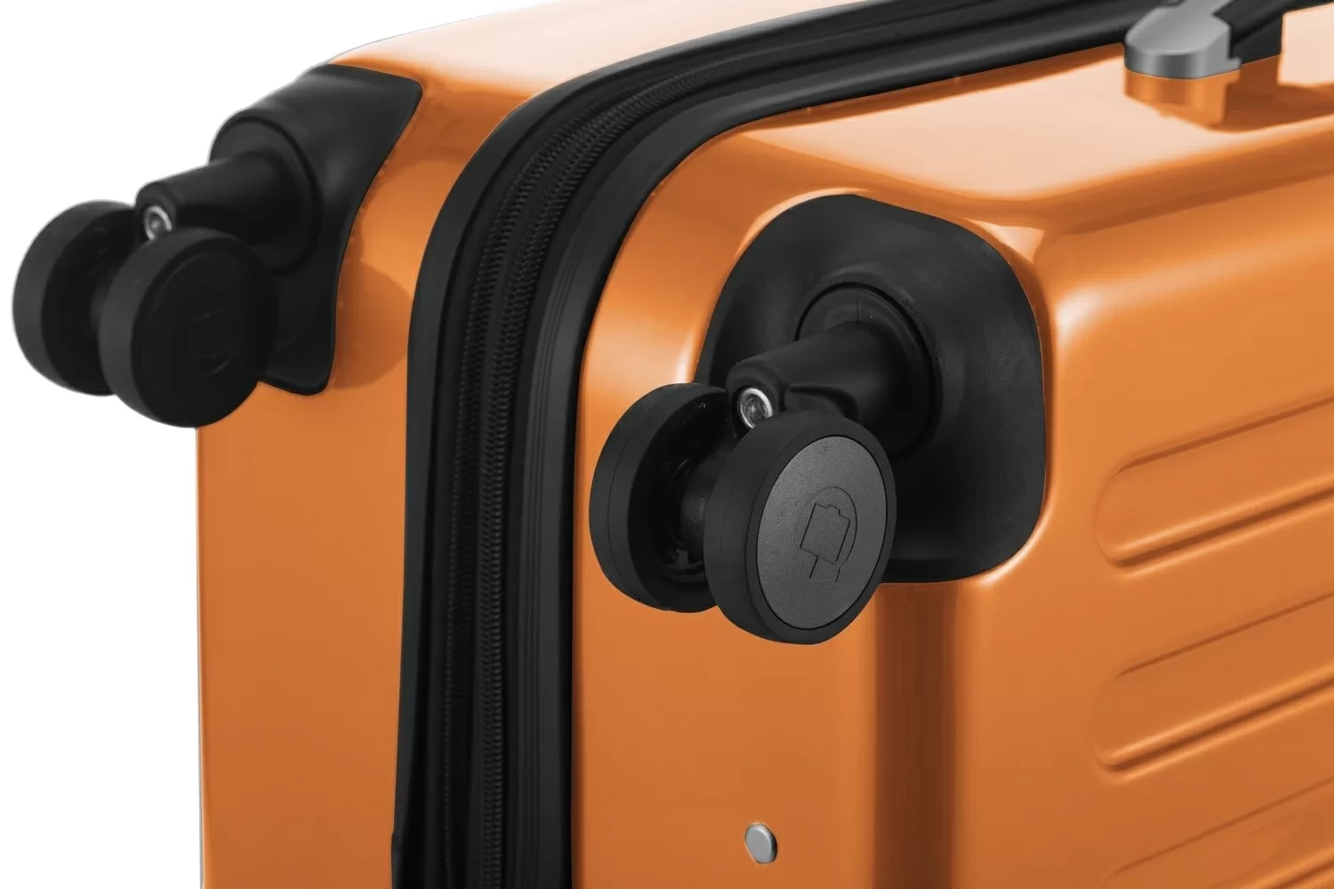 Alex - Handgepäck Hartschale Glänzend Mit TSA In Orange 8 Alex - Handgepäck Hartschale Glänzend Mit TSA In Orange – Bild 6