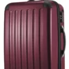 Alex - Koffer Hartschale M Glänzend Mit TSA In Burgund