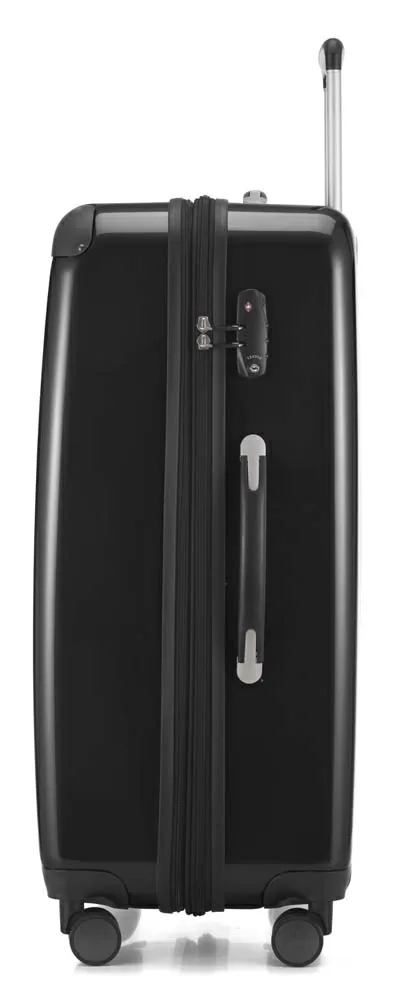 Alex - Koffer Hartschale L Glänzend Mit TSA In Schwarz 5 Alex - Koffer Hartschale L Glänzend Mit TSA In Schwarz – Bild 3