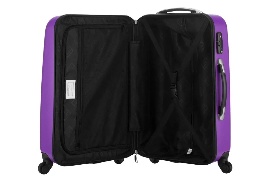 Wedding - Handgepäck Hartschale Matt Mit TSA In Lila 8 Wedding - Handgepäck Hartschale Matt Mit TSA In Lila – Bild 6