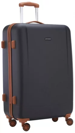 Wannsee - Koffer Hartschale L Mit TSA In Schwarz -Koffer Verkaufs-Shop compressed articleImages2 S c schraeg2 hauptstadtkoffer wannsee trolley koffer spinner schwarz size L