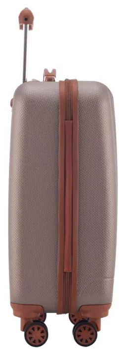 Wannsee - Handgepäck Hartschale Mit TSA In Champagner-Braun -Koffer Verkaufs-Shop compressed articleImages2 S e seite2 hauptstadtkoffer wannsee handgepaeck trolley spinner champagner size S